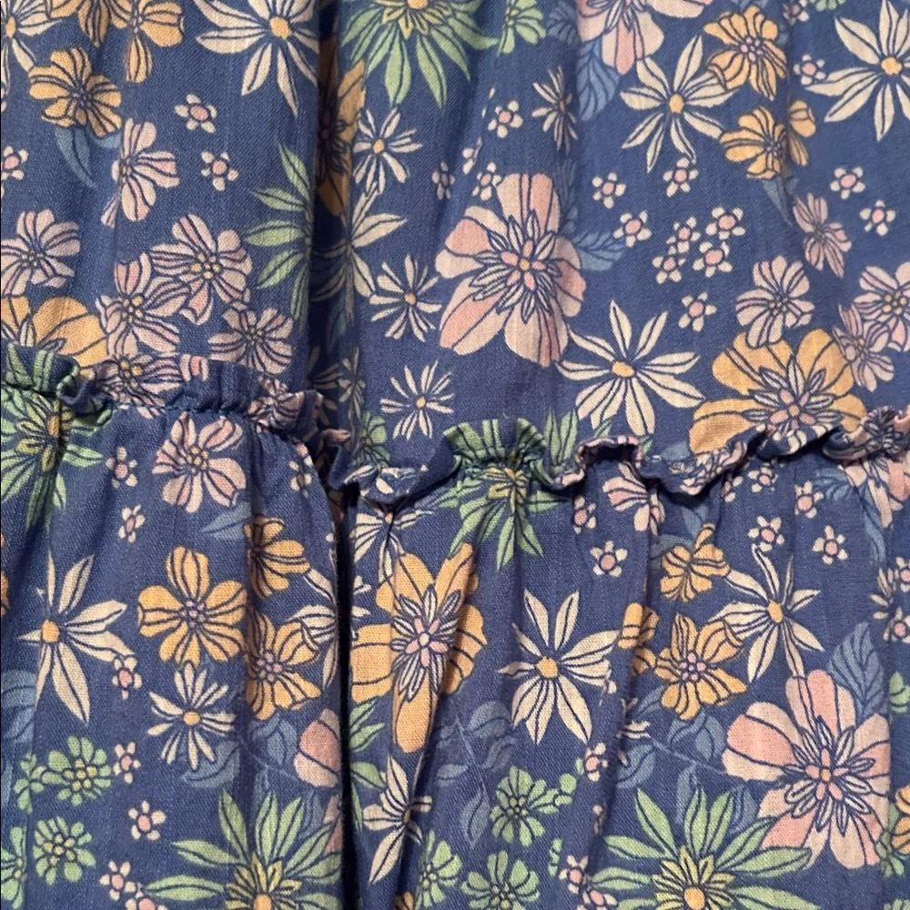 Floral Blue Easter girl Kids Dress size 2T